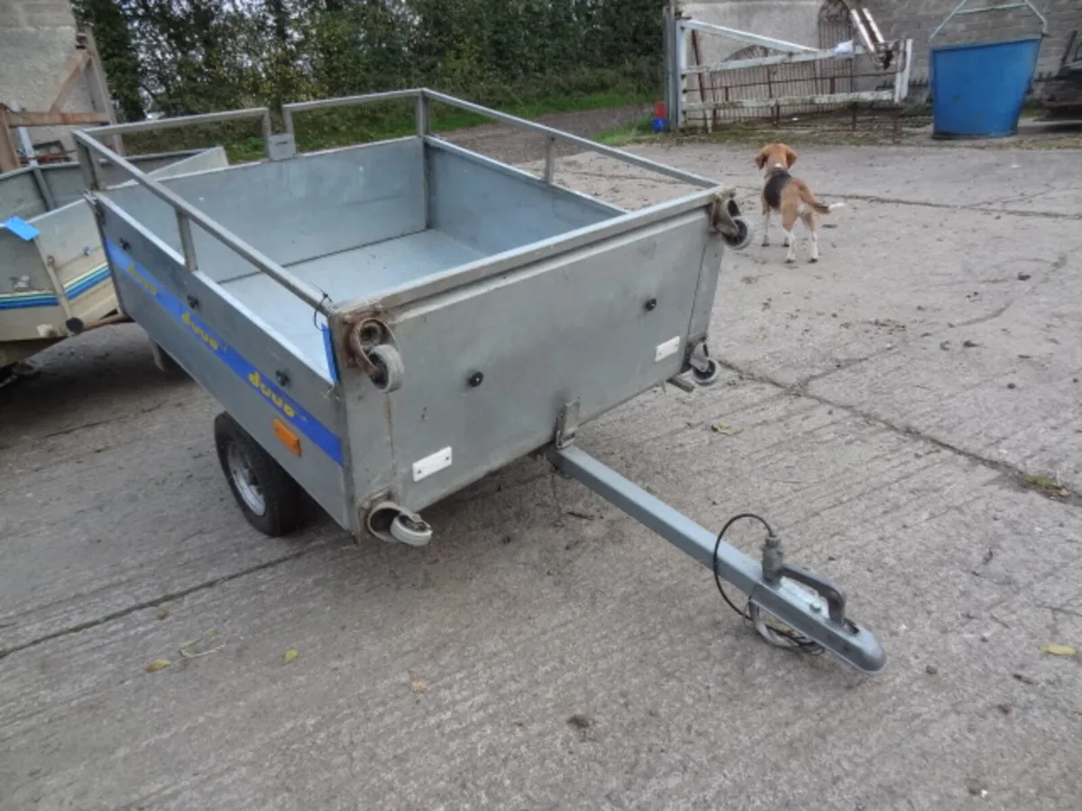 Galvanised Duuo Car / Quad Trailer - Image 3