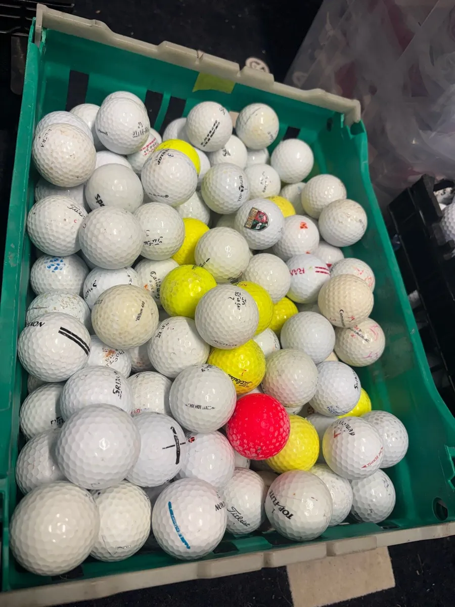 100 Practice Golf Balls - Image 1