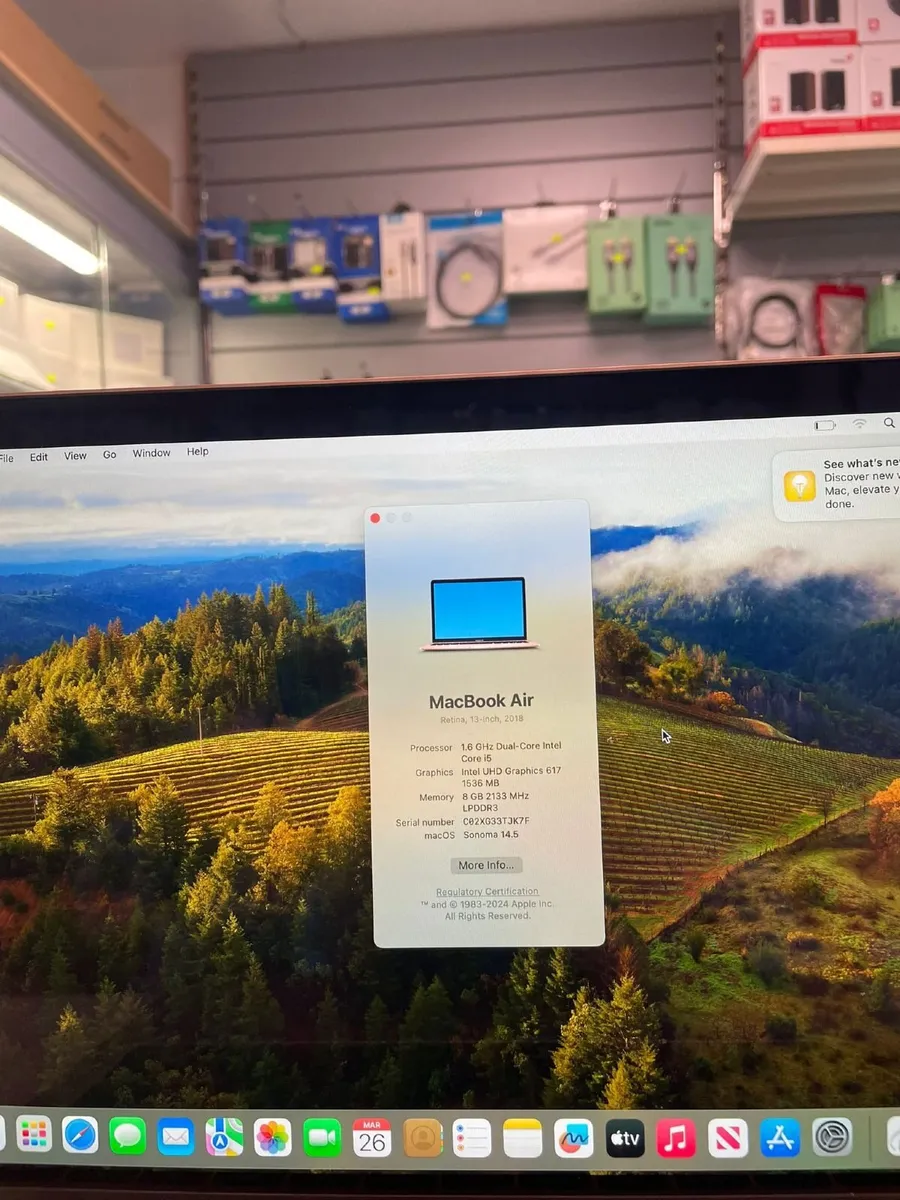 Apple Macbook Air 2018 - 128GB Gold - Image 1