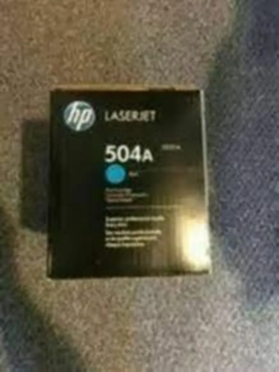 HP 504A Cyan LaserJet Toner Cartridge CE251A