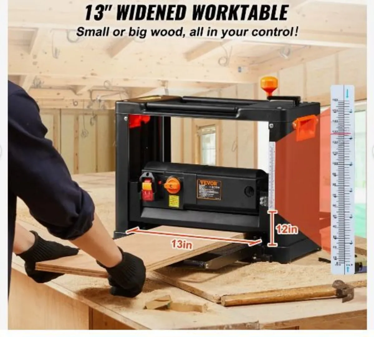 Thickness Planer, Two Speed, 33 cm - Image 2