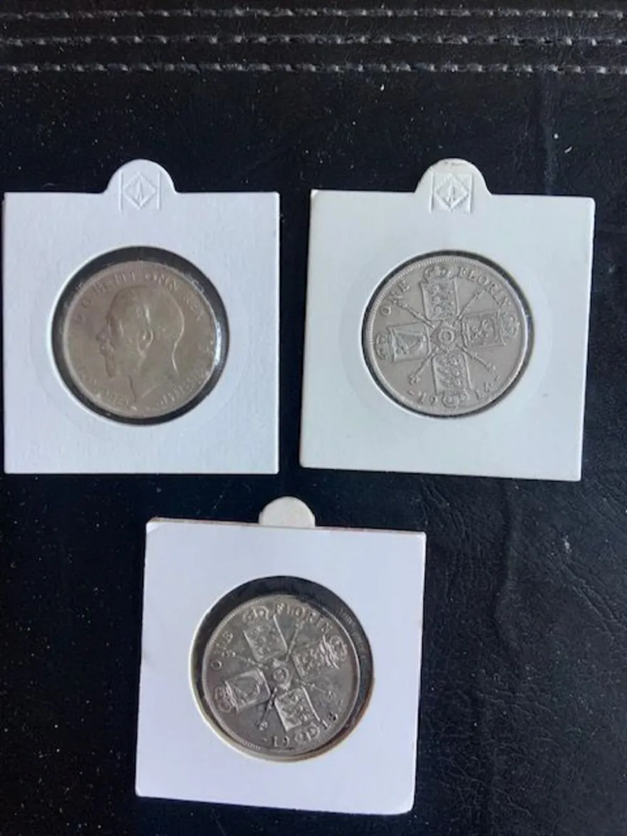 Florin Coins King George - Various Prices - Image 3