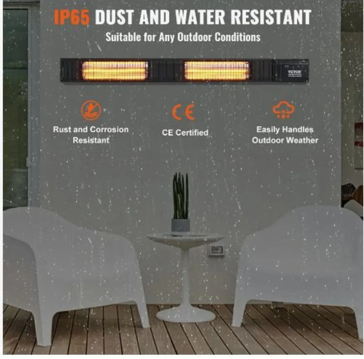 Infrared Heater, 3000W Remote Control - Image 4