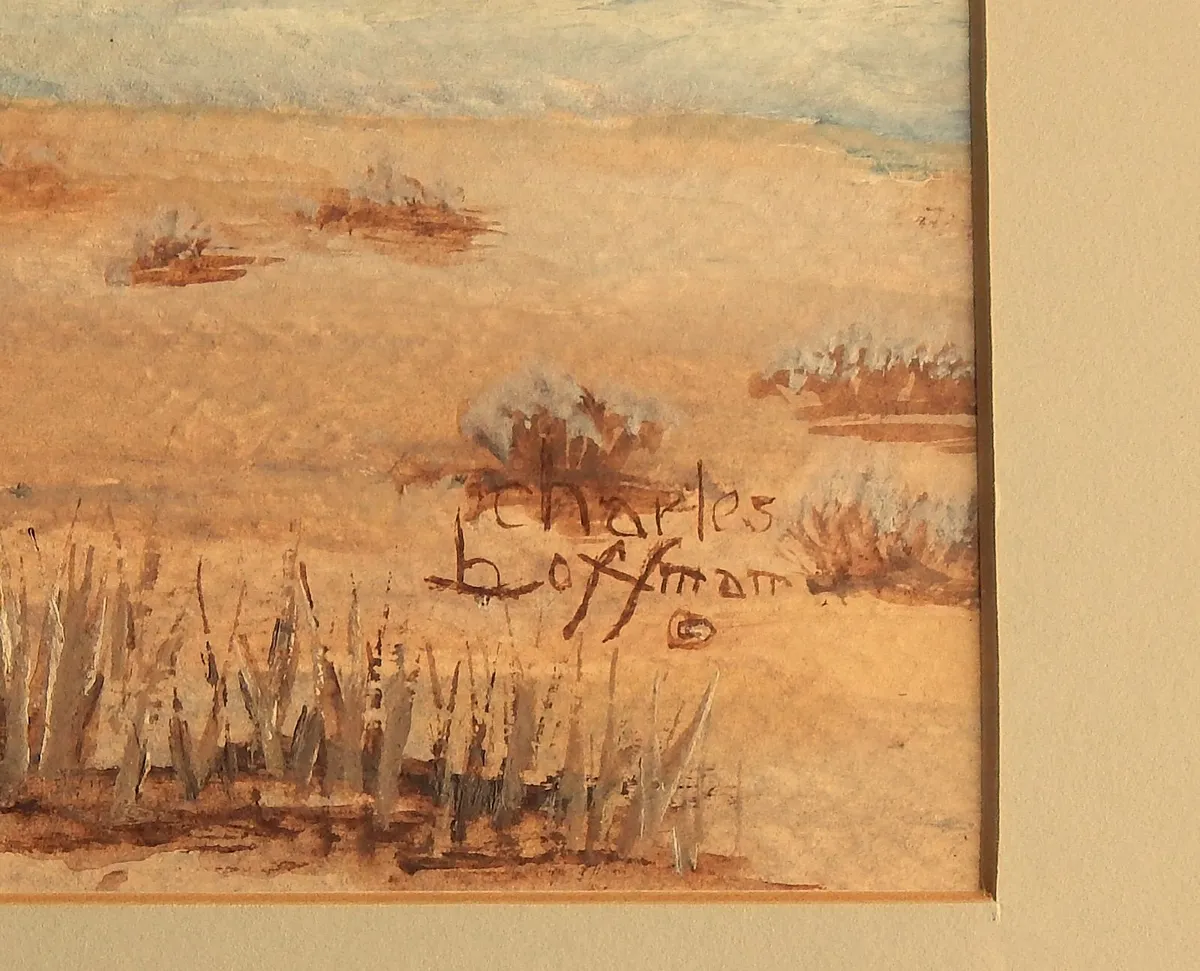 Large Signed Oil on Canvas Painting - Image 2