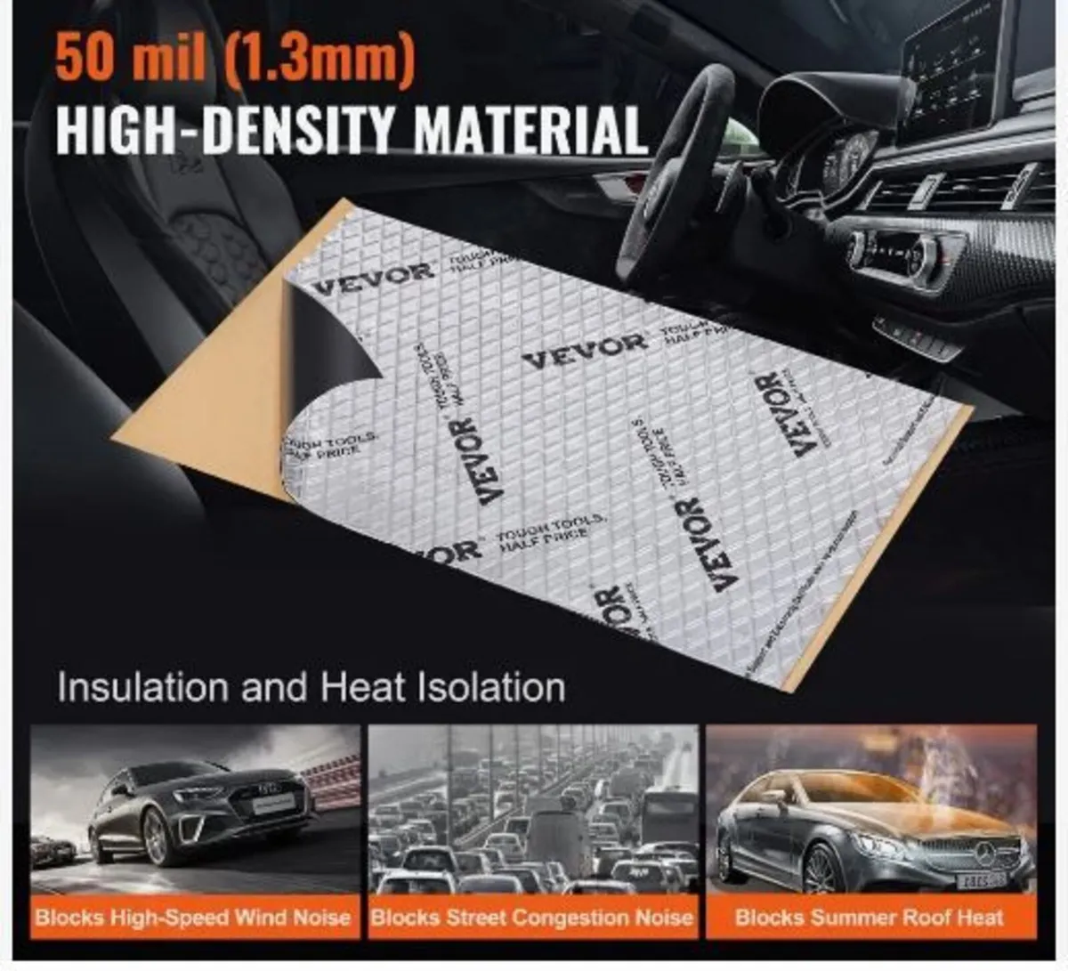Car Sound Deadening Mat, 50 mil - Image 3
