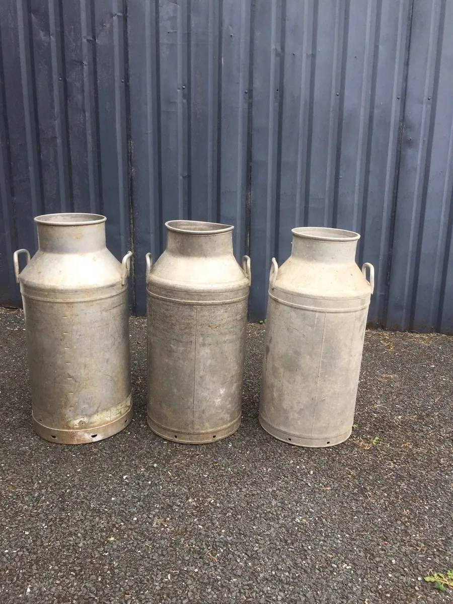 Old Farm Milk Cans - Image 2