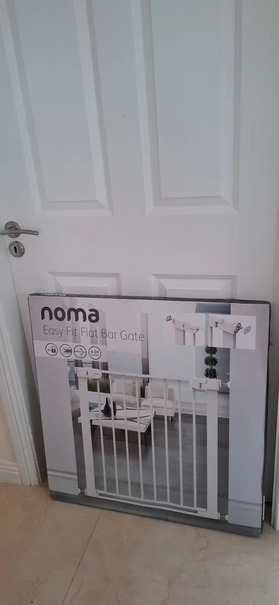 Easy fit flat bar gate - NOMA, brand new - Image 1