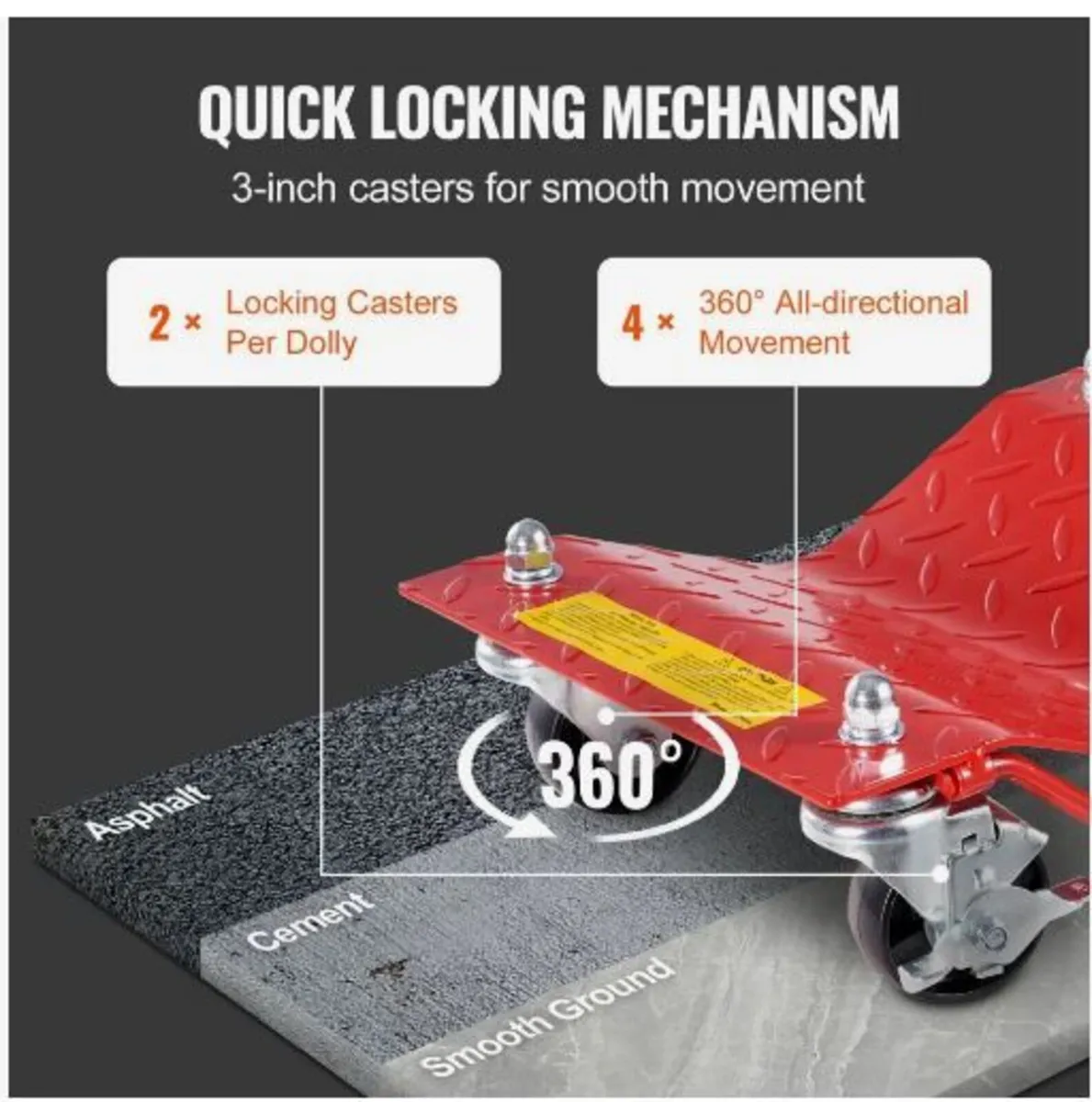 Wheel Dolly, 8000 lbs Capacity Heavy-Duty - Image 2