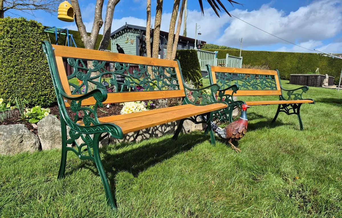 Cast iron Garden benches