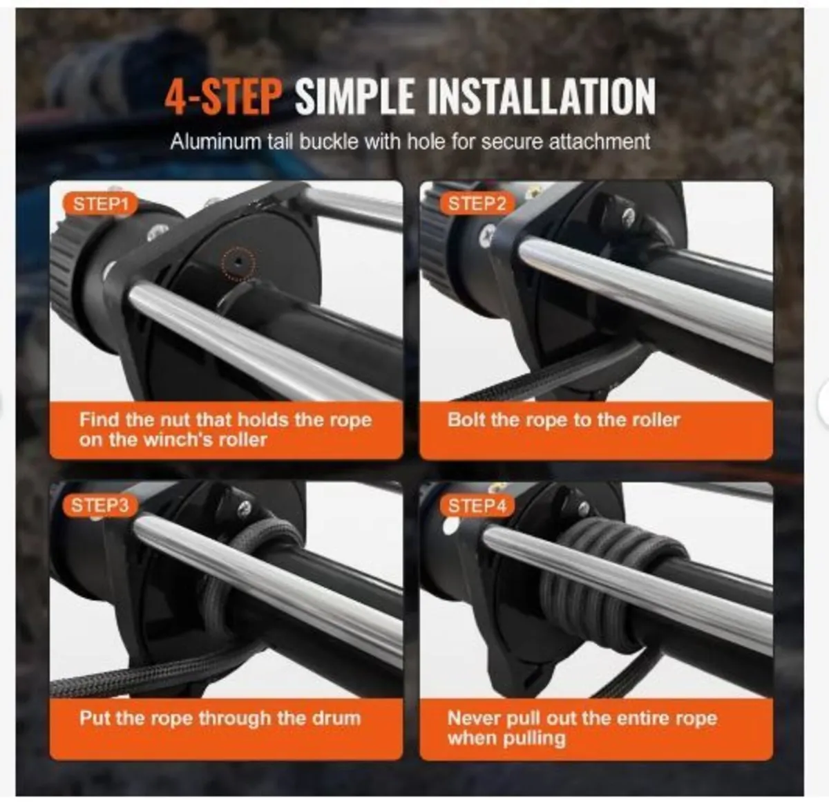 Synthetic Winch Rope - Image 1