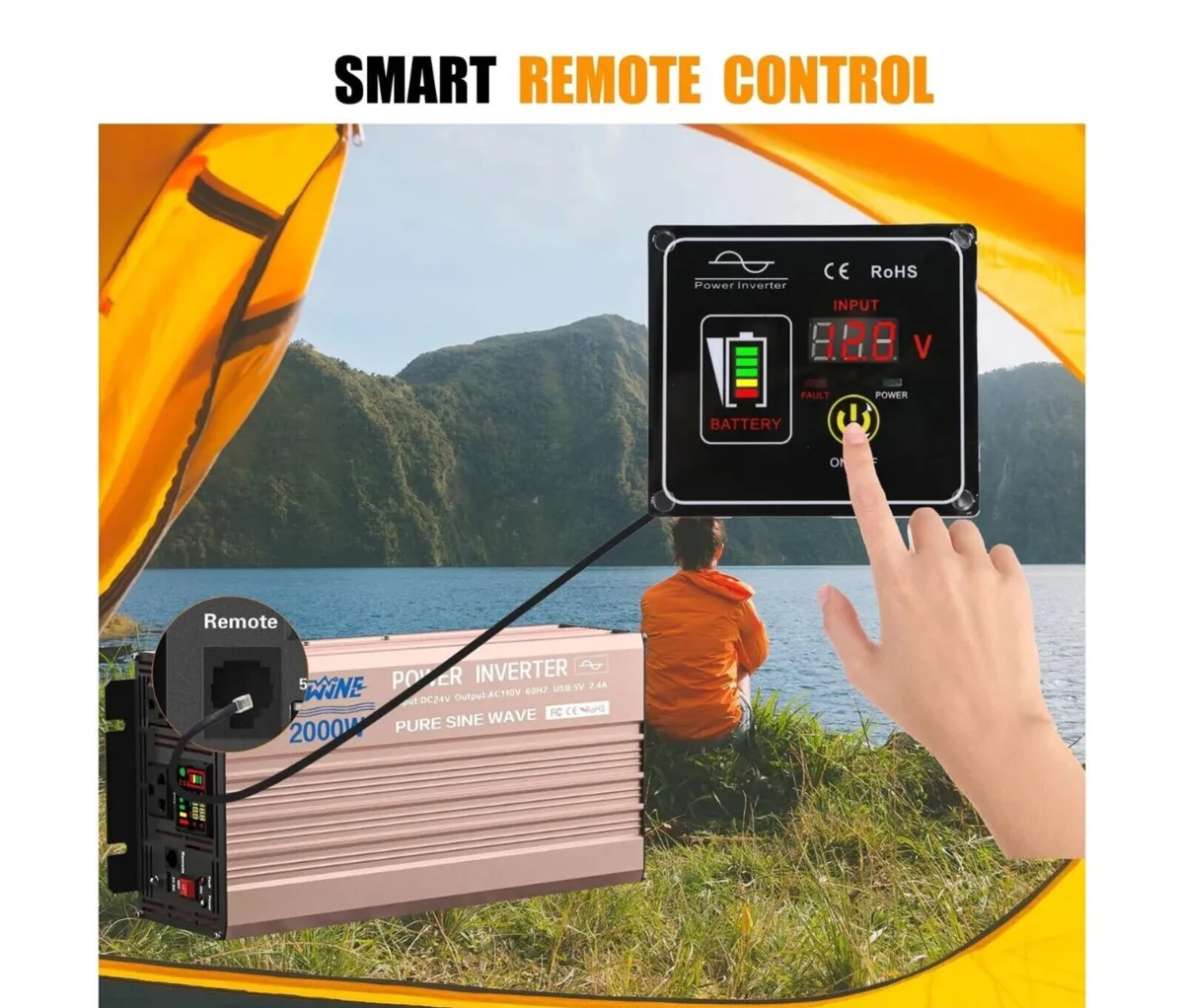 Pure Sine wave inverter  2000 Watt - Image 2