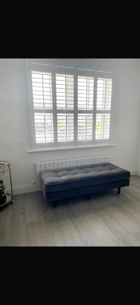 Grey Ottoman footstool - Image 3