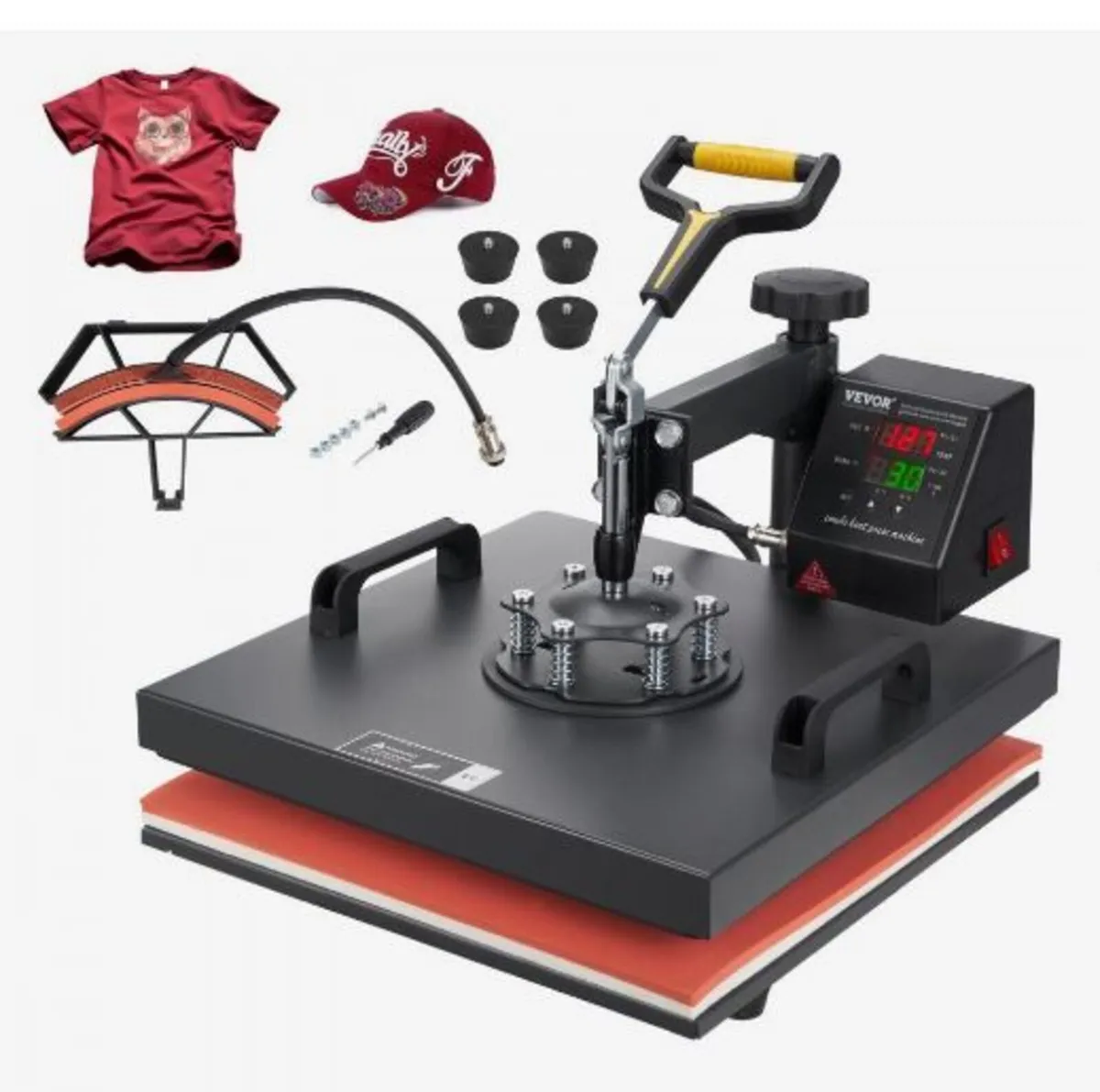 Heat Press Machine, 15x15inch / 38x38cm - Image 1