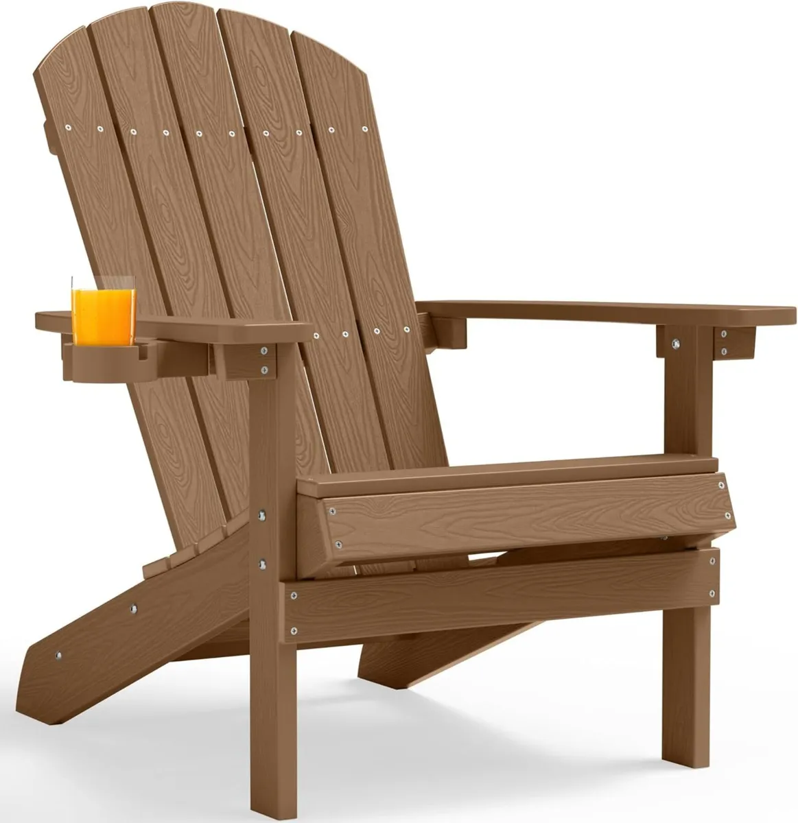 Adirondack Chair Outdoor for Garden: Plastic - Image 1