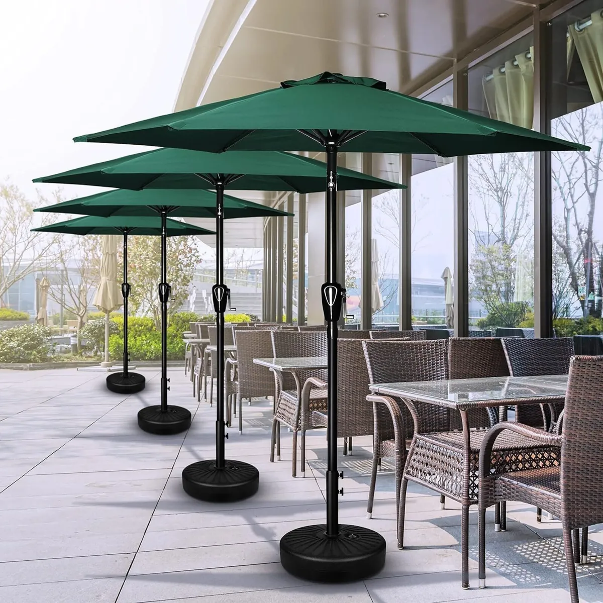 2.28M Patio Umbrella Outdoor Table Market Yard - Image 2