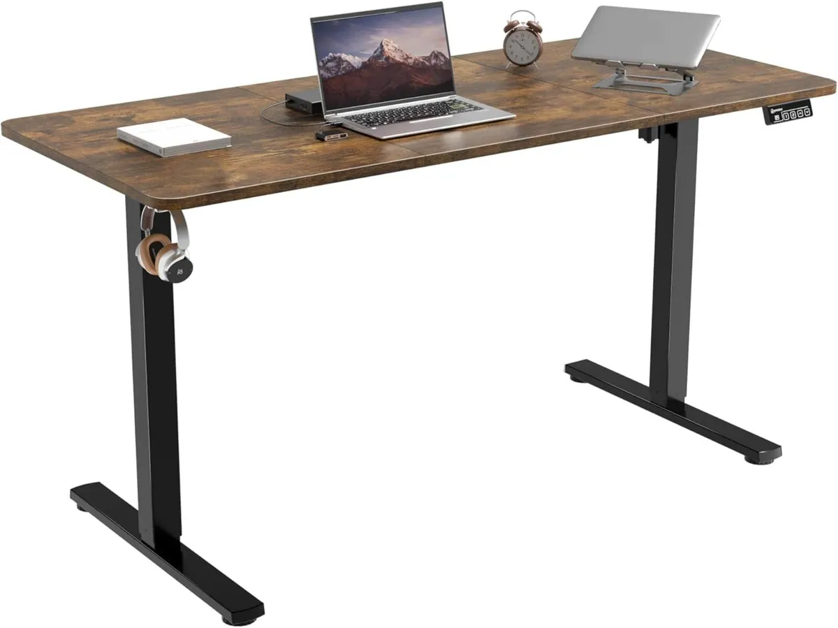 Electric Standing Desk 140x60cm (55.1x23.6) - Image 1