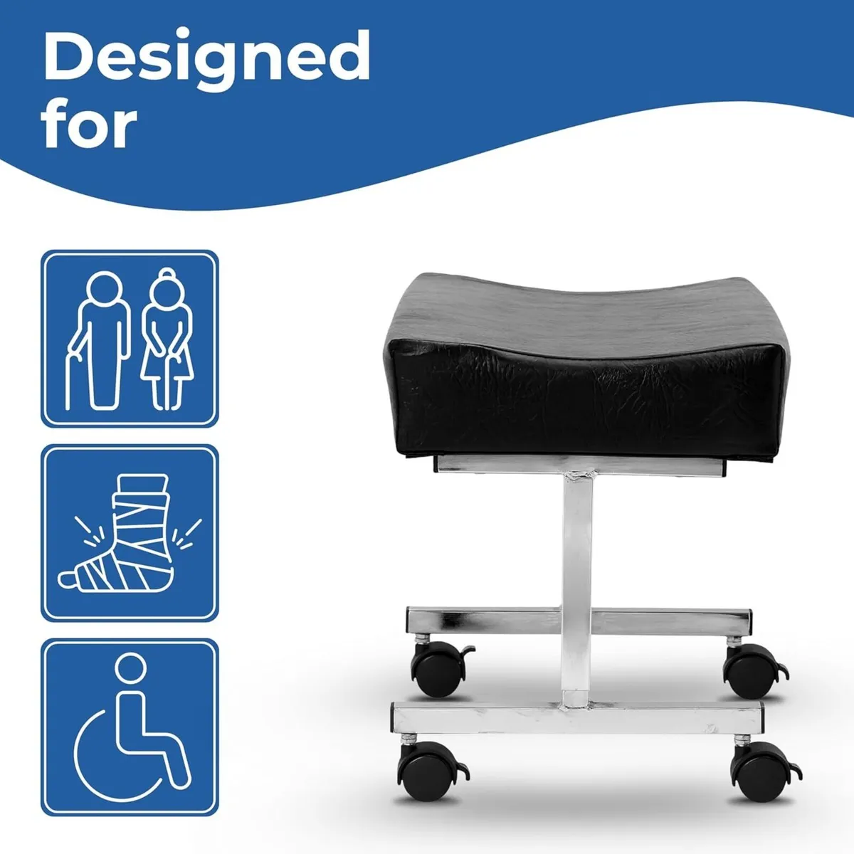 Adjustable Footstool – Supportive Foots tool with - Image 2