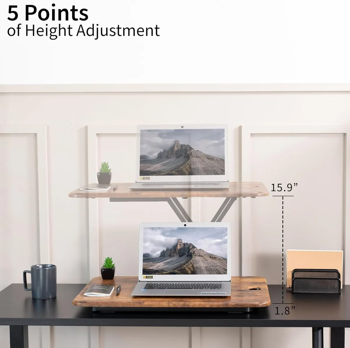 Ultra-Slim Single Top Height Adjustable Standing - Image 3