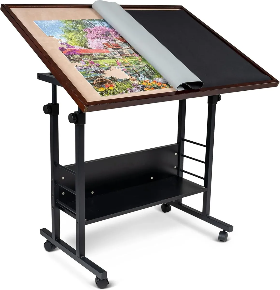 Jigsaw Puzzle Play Table Tilting with Height - Image 1