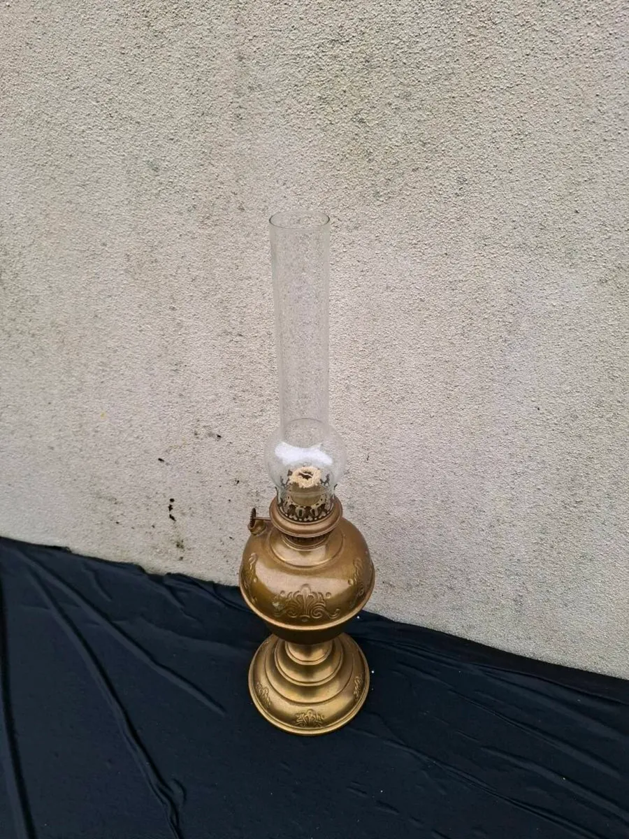 Brass working old lamp - Image 3
