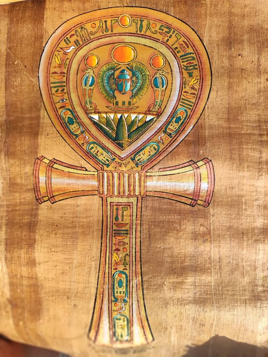 Egyptian Papyrus Artwork - Image 1