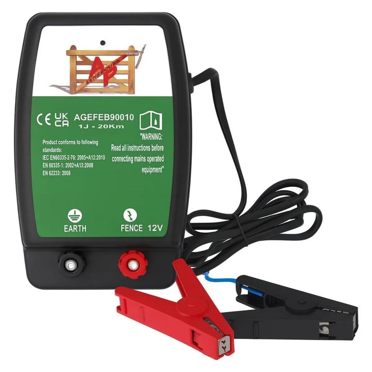 Electric Fence Energiser Charger 12V 20KM