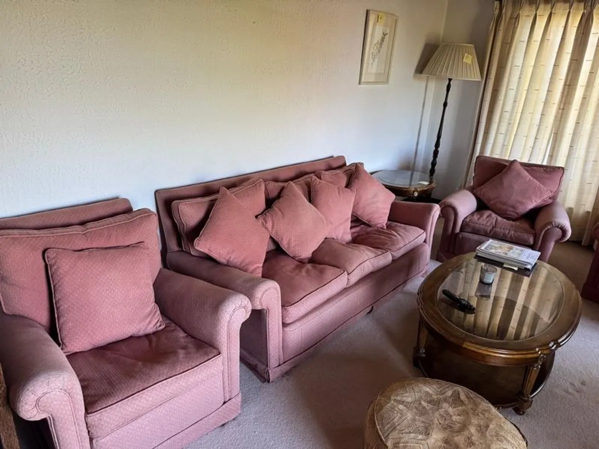 Sofa and arm chairs