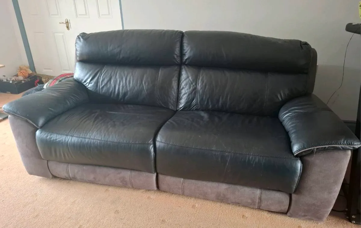 3 -4 Seater Sofa with recliners - Image 1