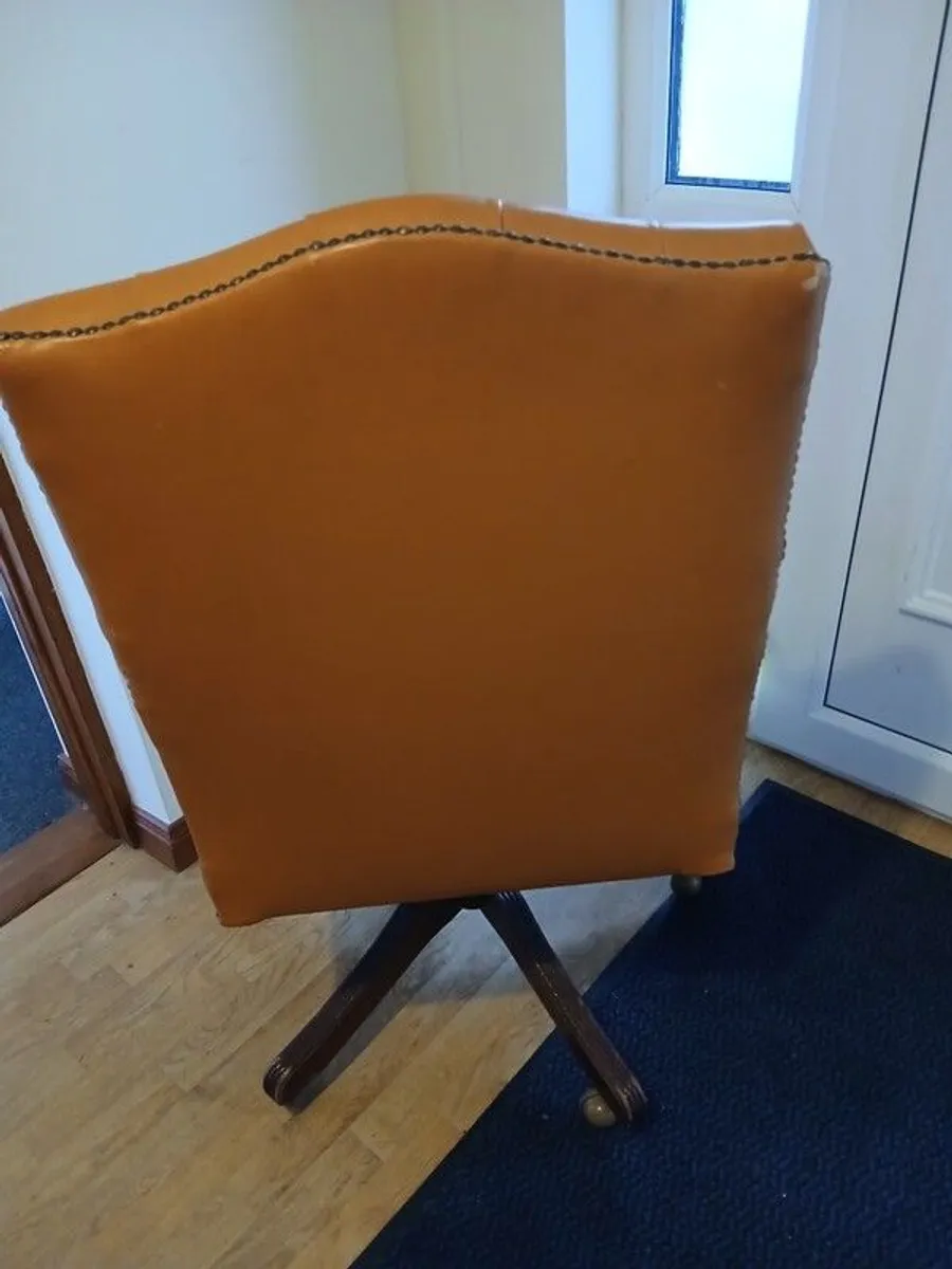 Chesterfield  Style Office Chair - Image 3