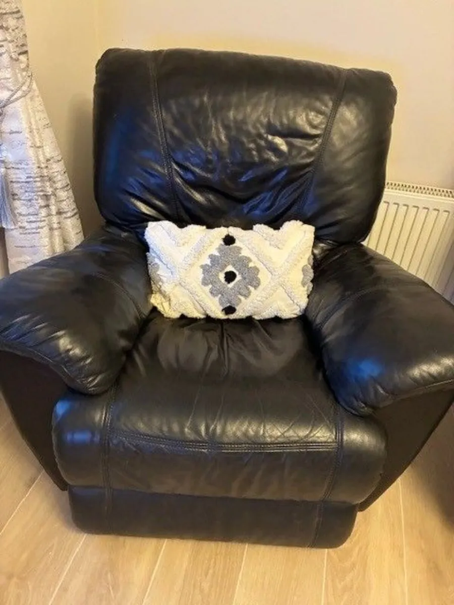 Leather Armchair Recliner - Image 1