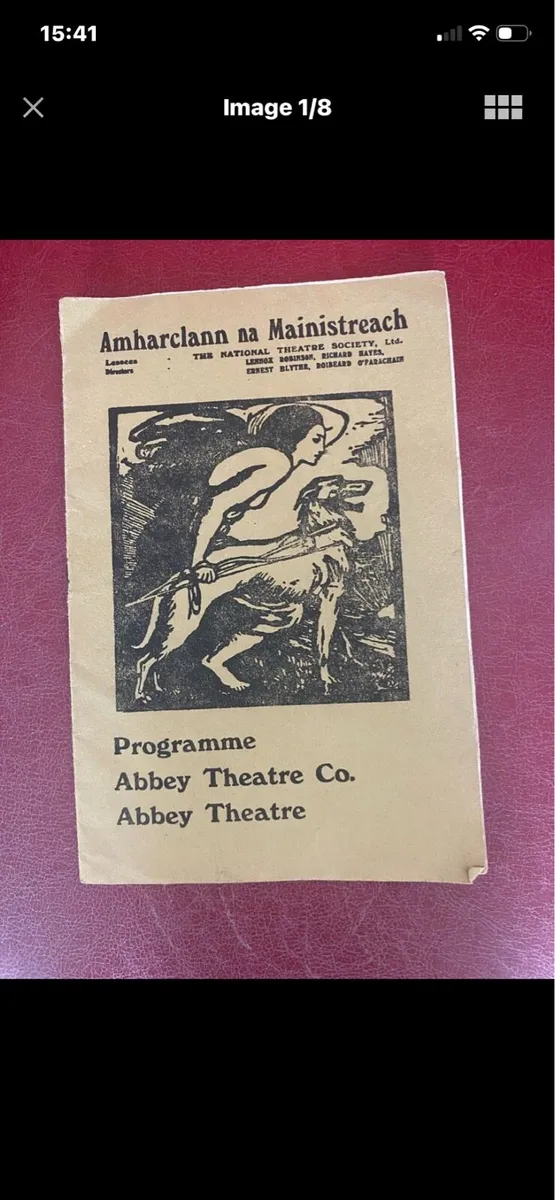 1956 Abbey Theatre Programme - Image 1