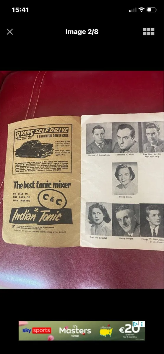 1956 Abbey Theatre Programme - Image 2