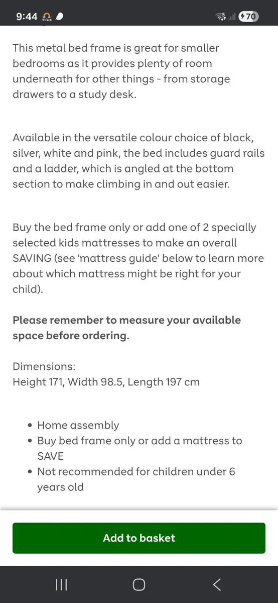 High sleeper Bed frame - Image 3