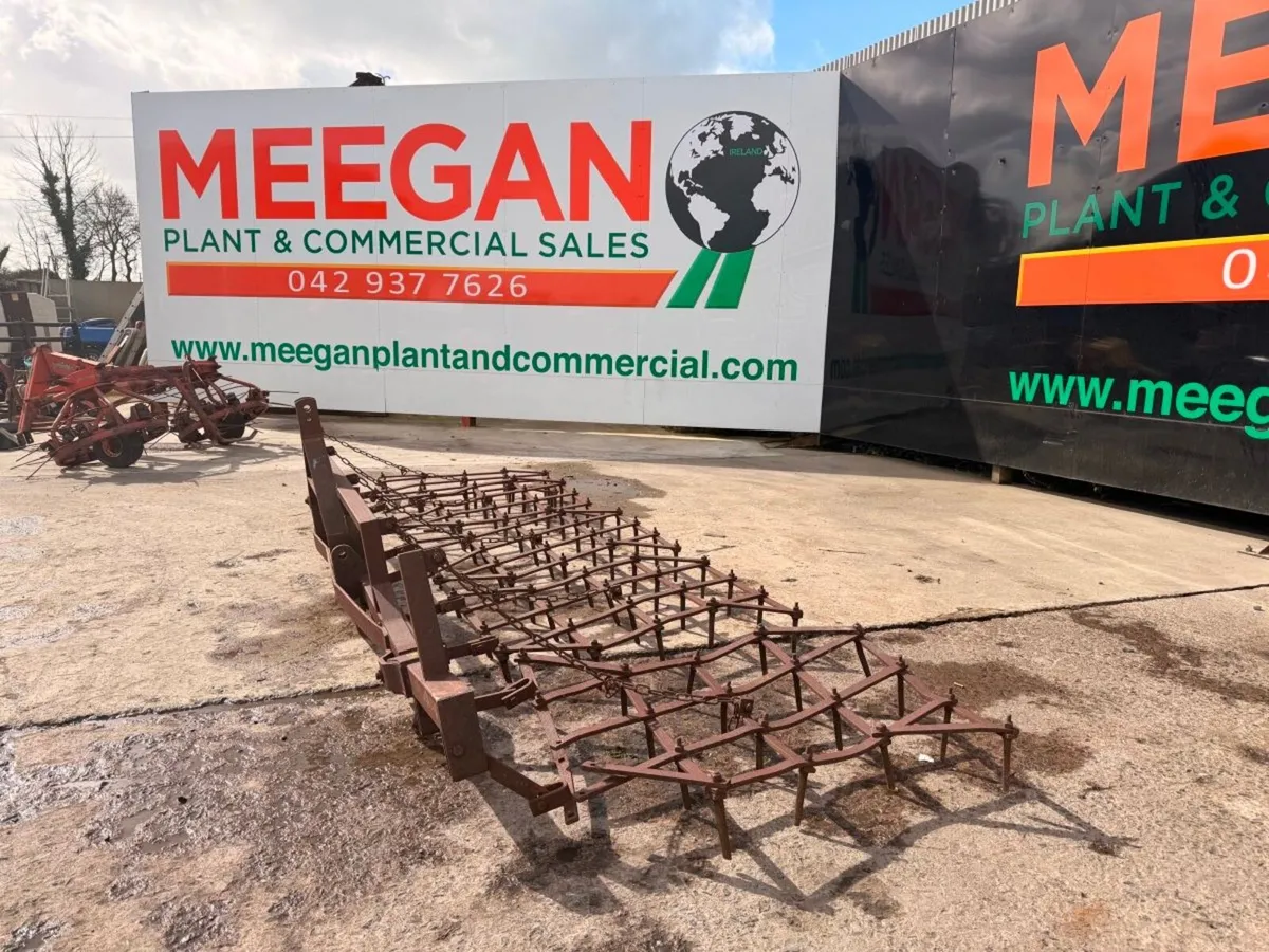 HEAVY DUTY 15ft CHAIN HARROW 3 POINT LINKAGE - Image 1