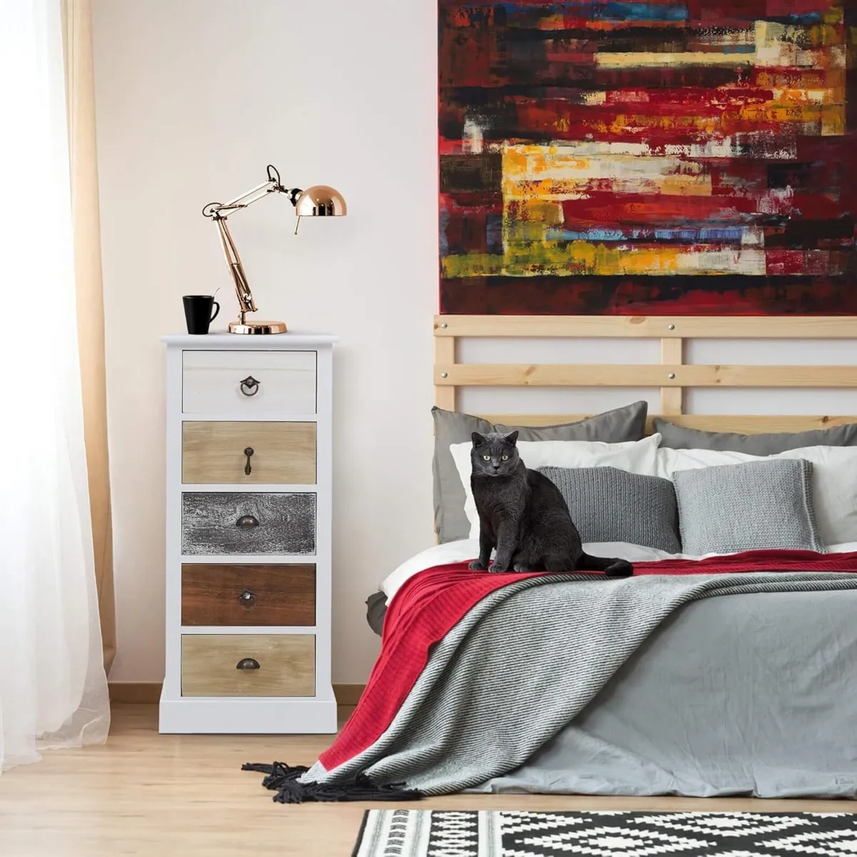 Chest of drawers bedside cabinet REBECCA WILD - Image 2