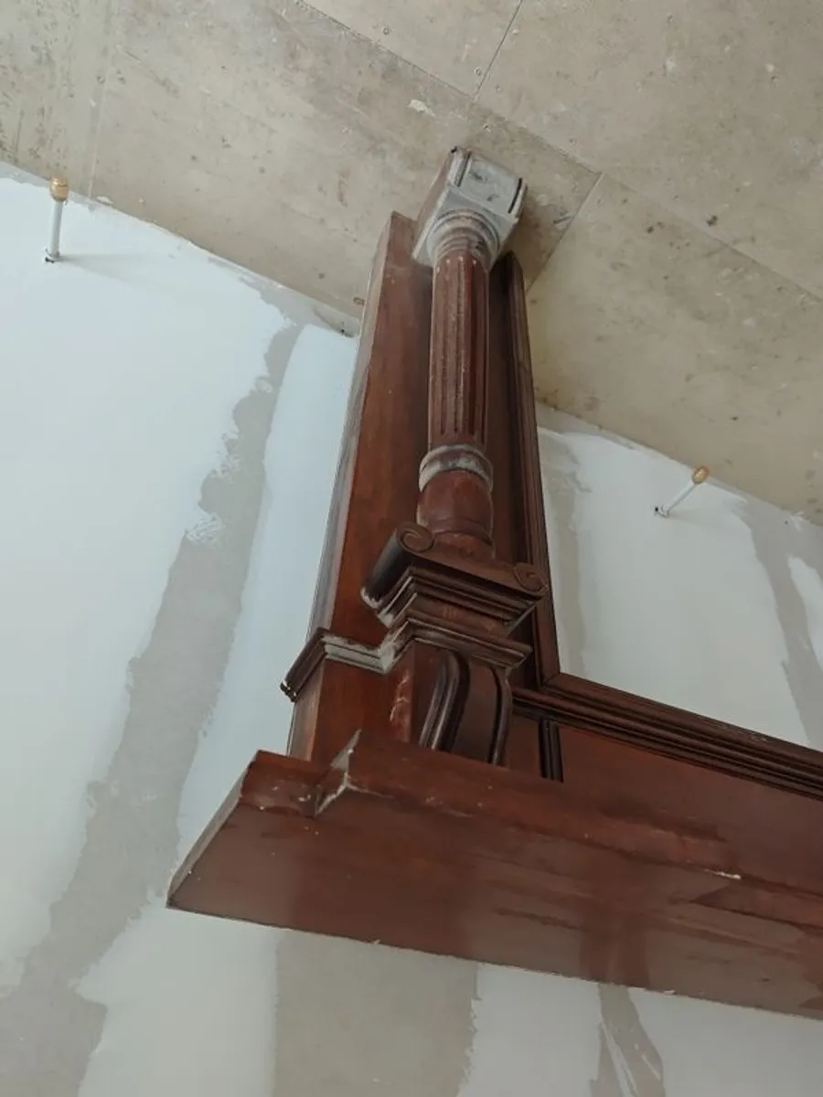 Solid oak fireplace - Image 2