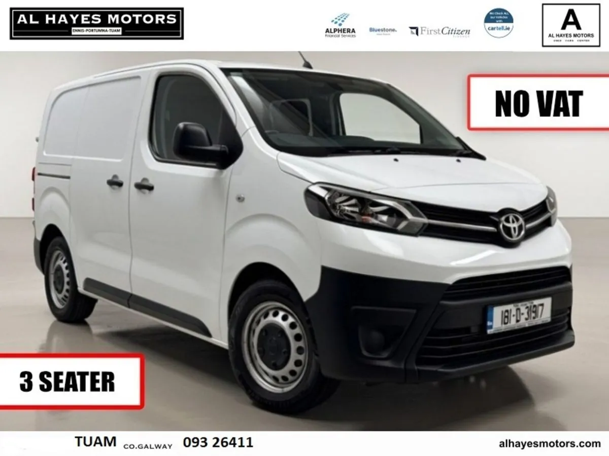 Toyota Proace COMPACT GL 1.6 D 3 SEATER *NO VAT*SA - Image 1