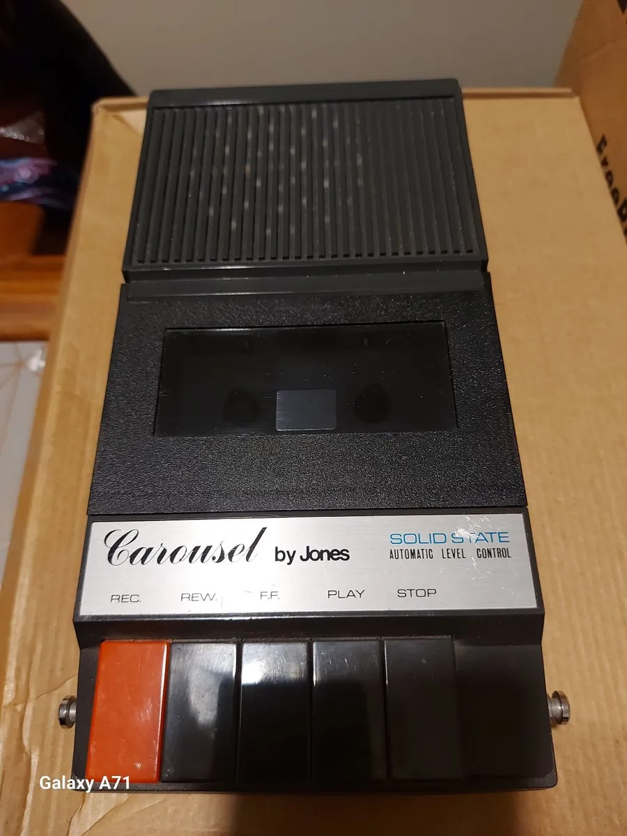 Carousel Jones Solid State Cassette Tape Recorder - Image 1
