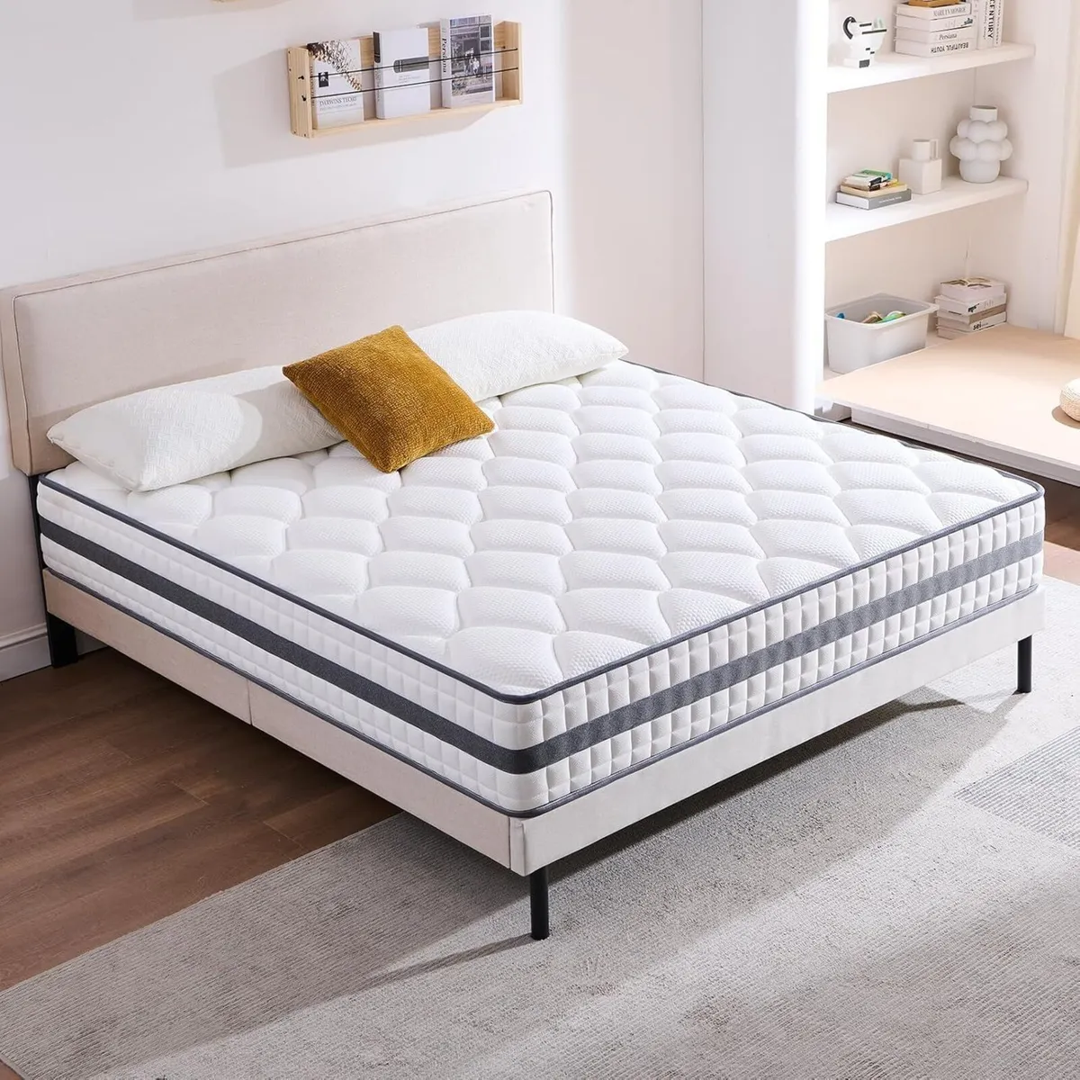 Double Mattress Hybrid Memory Foam and Spring - Image 2