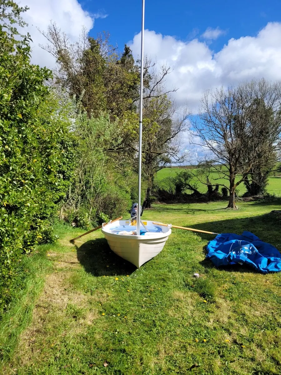 sailing dingy sail row motor boat - Image 4