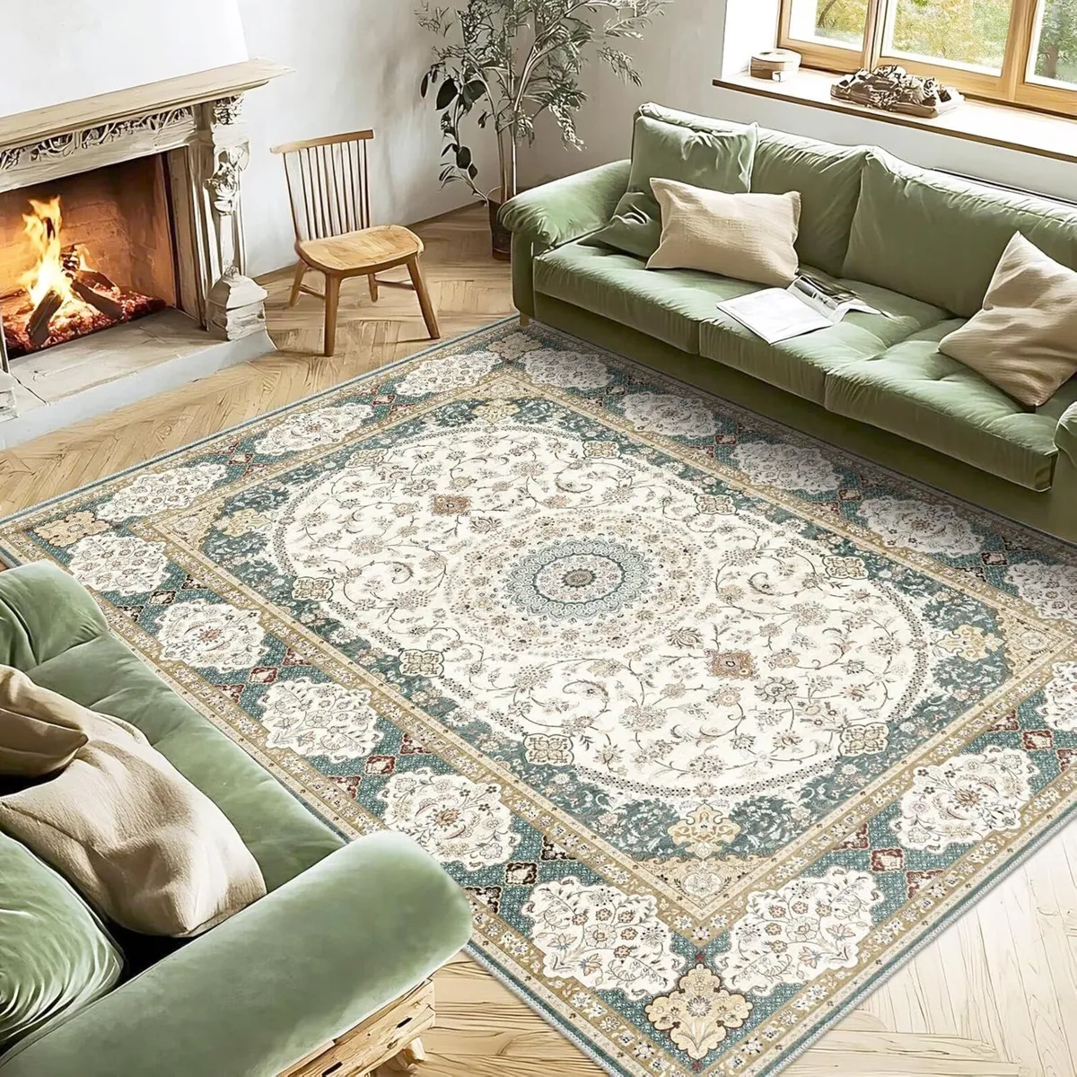 200x290cm Area Rug Washable Living Room Rugs - Image 1