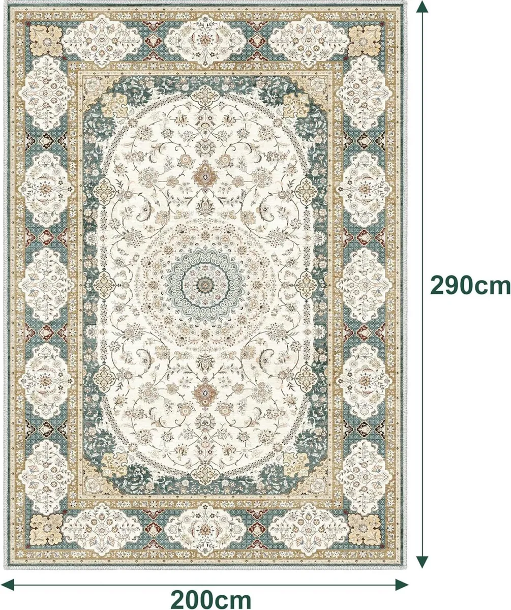 200x290cm Area Rug Washable Living Room Rugs - Image 2