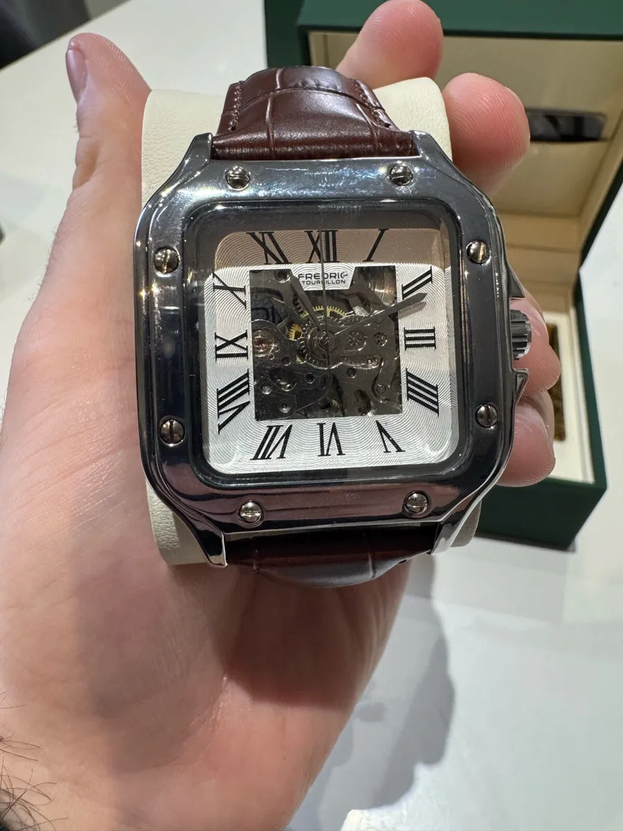 Men’s Skeleton Style Watch - Image 2