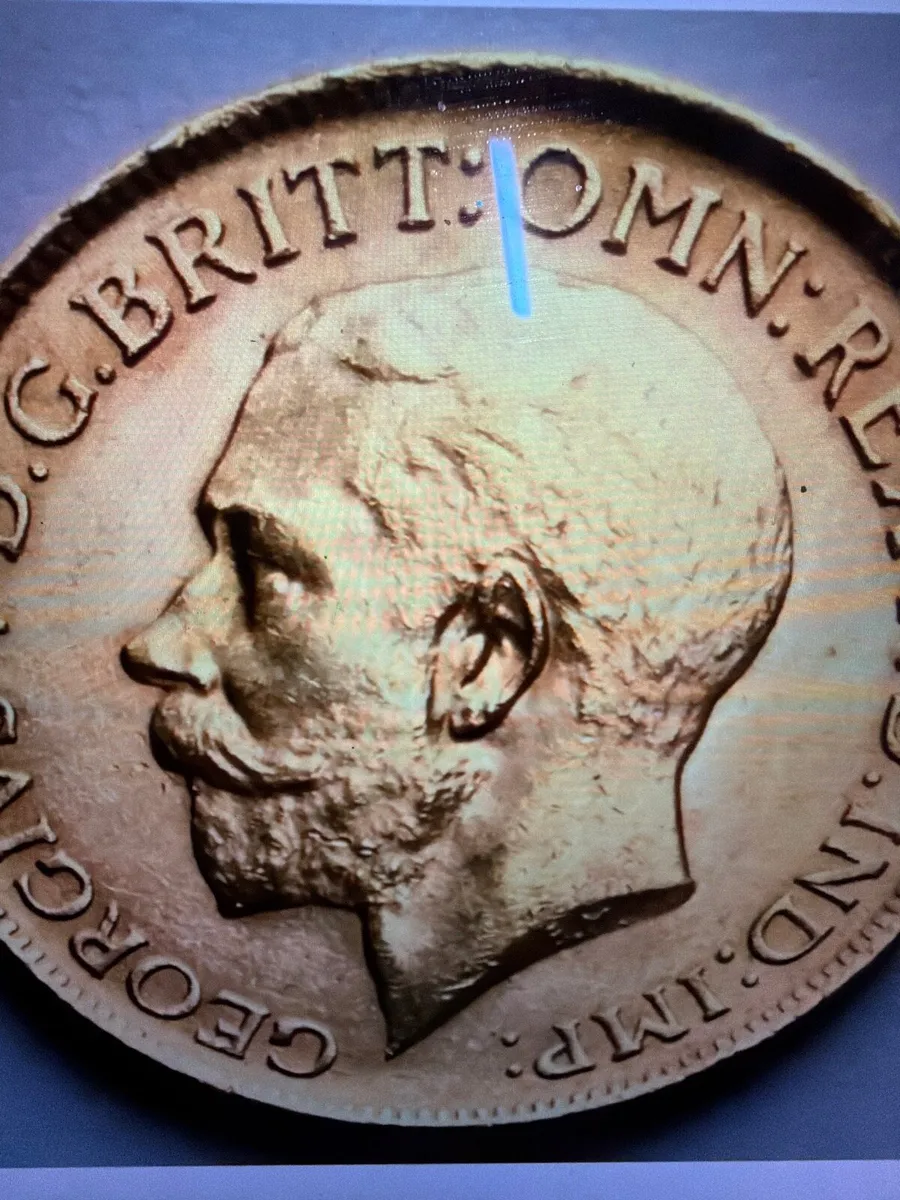 Rare uncirculated 1911 George v gold sovereign 33m - Image 2