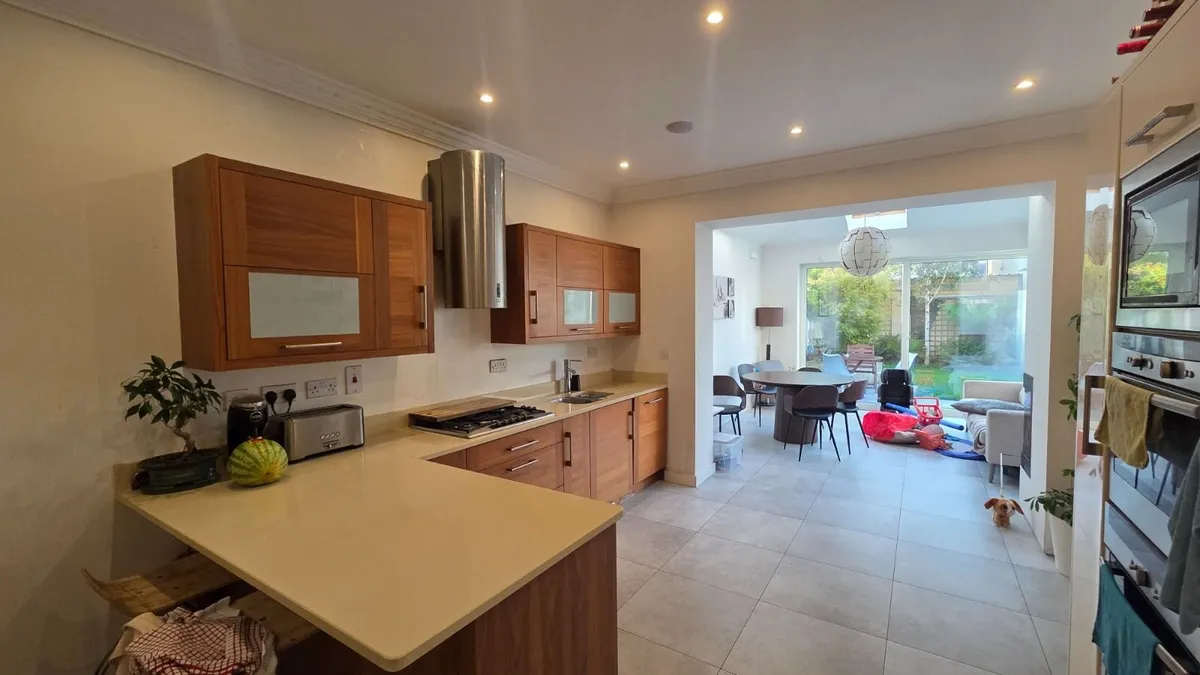 Walnut Veneer Full Kitchen - Image 2