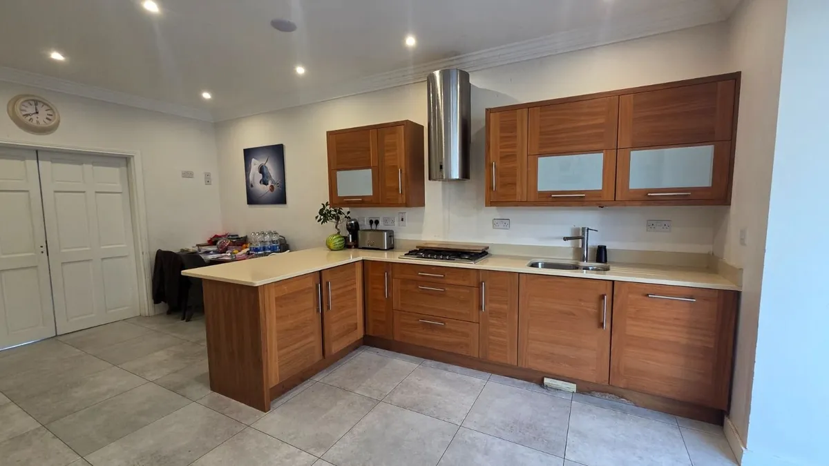 Walnut Veneer Full Kitchen - Image 1