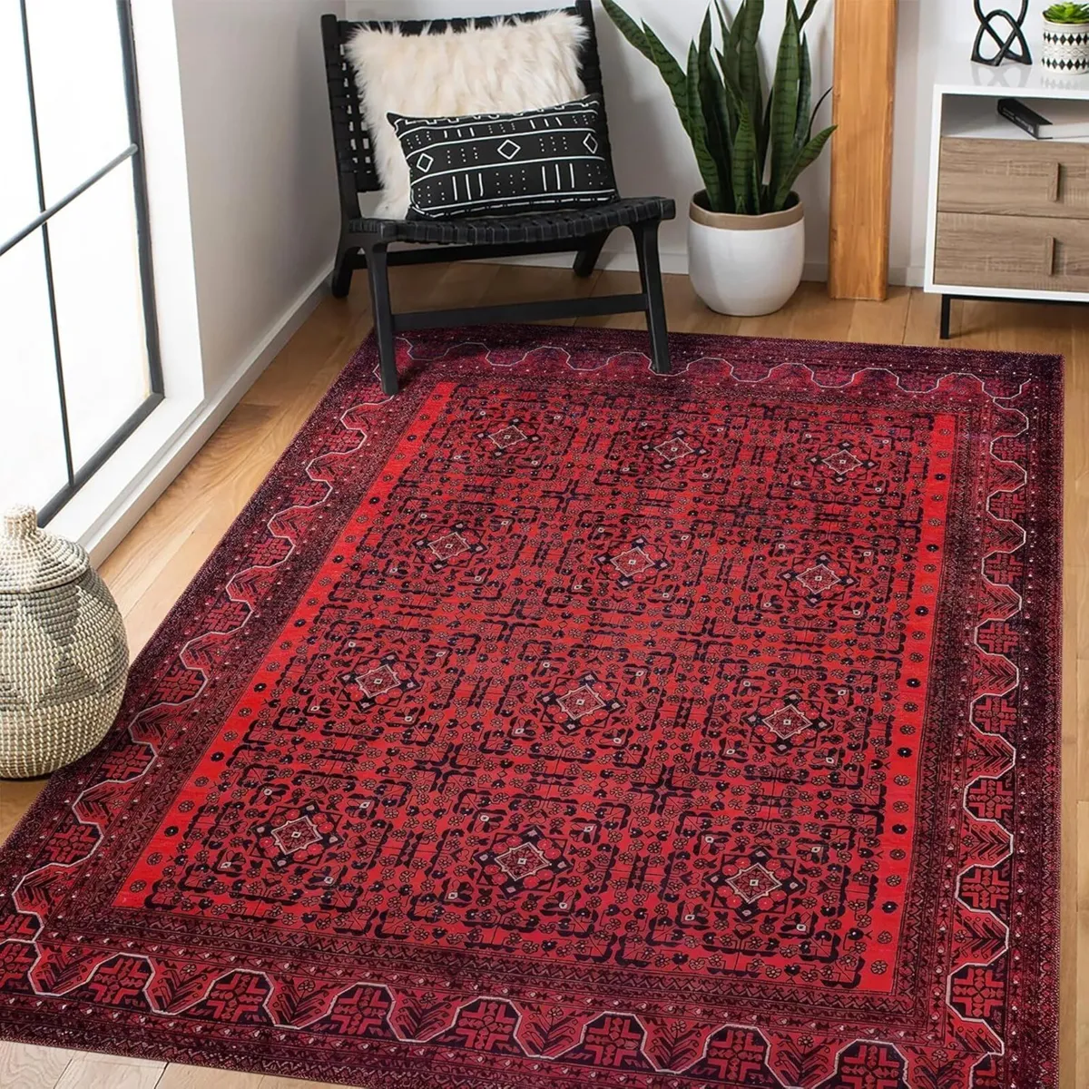 Washable Area Rugs for Living Room Traditional - Image 1