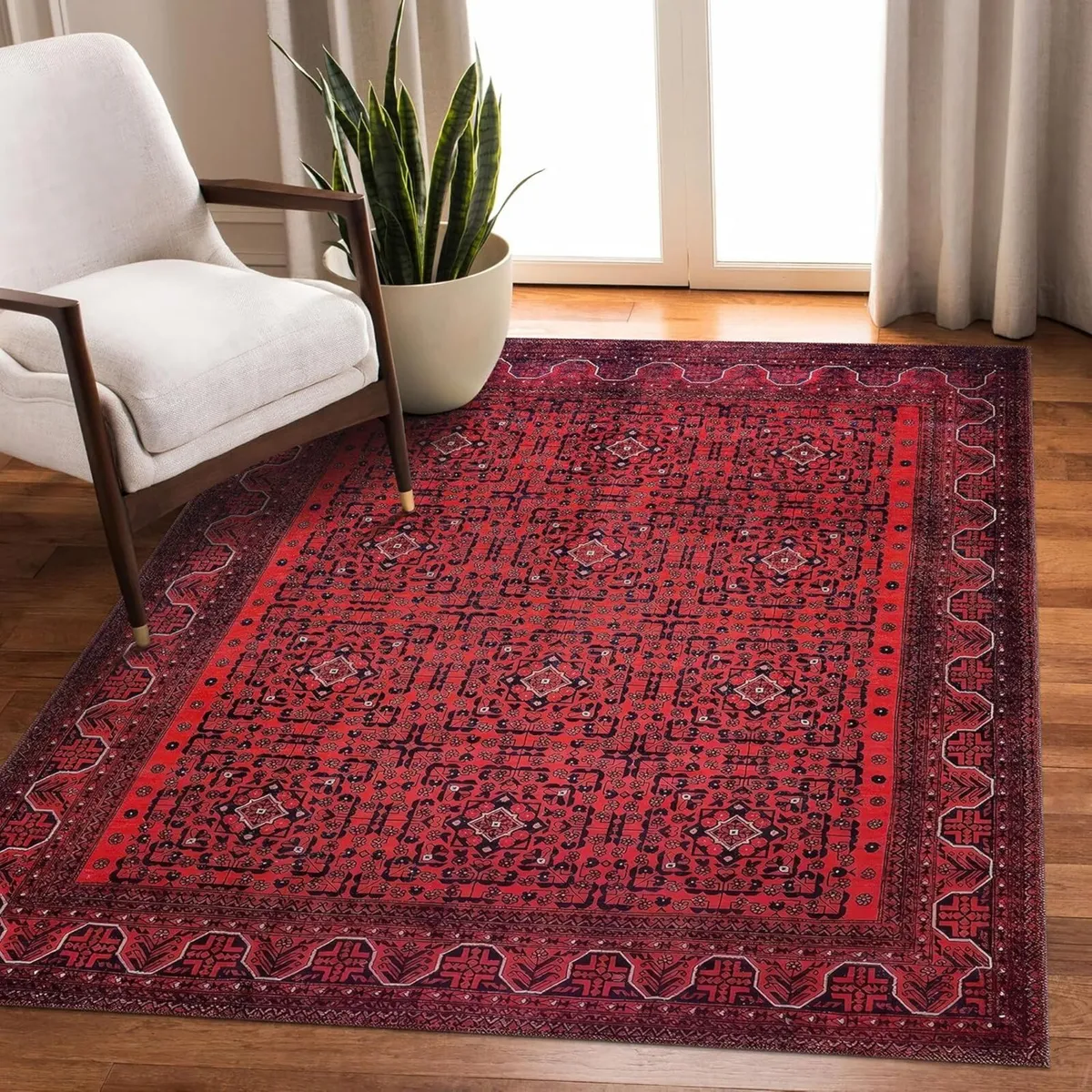 Washable Area Rugs for Living Room Traditional - Image 3