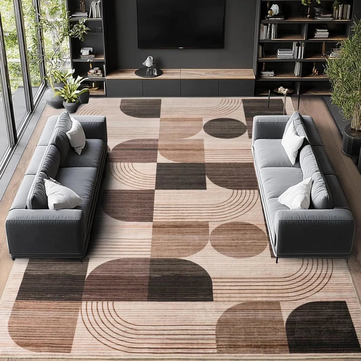 Luxury Large Area Rugs for Living Room Modern - Image 2
