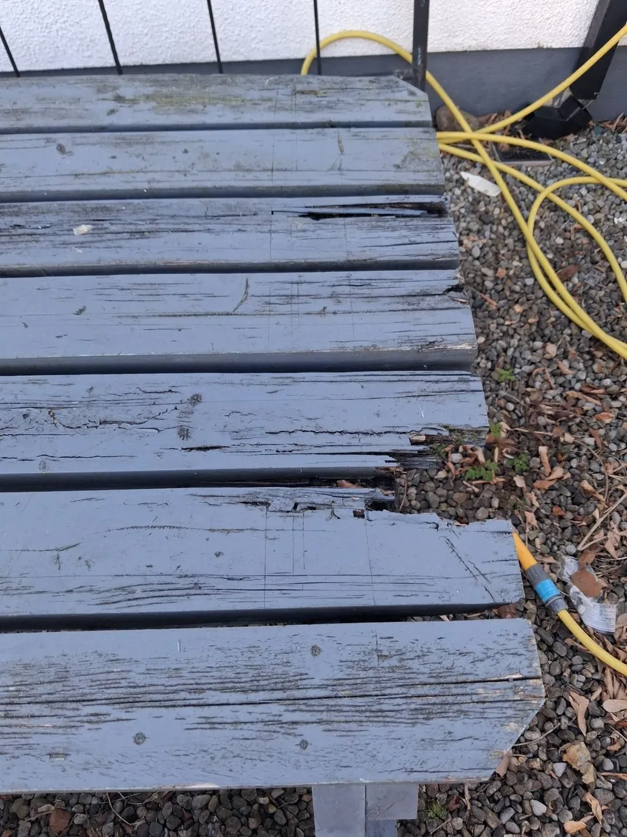 Free  for collection Large Garden  picnic table - Image 3